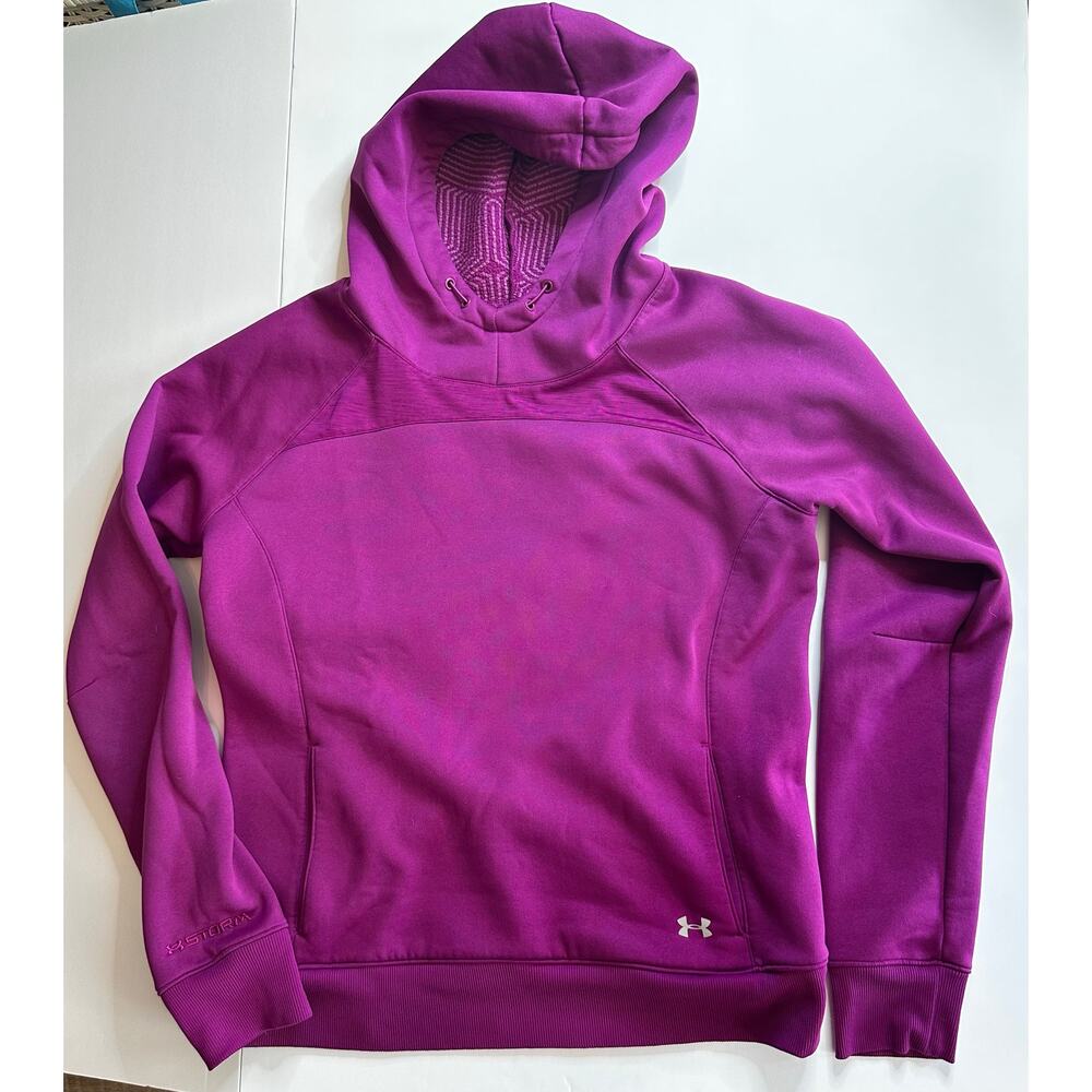 Under Armour Cold Gear Women's Hoodie Dark Pink‎ Size M Athleisure